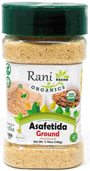 Rani Organic Asafetida (Hing) Ground 3.75oz