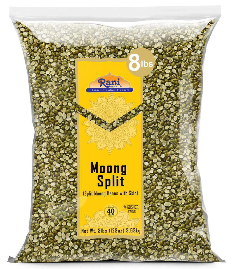 Rani Moong Split (Split Mung Beans with Skin) 128oz