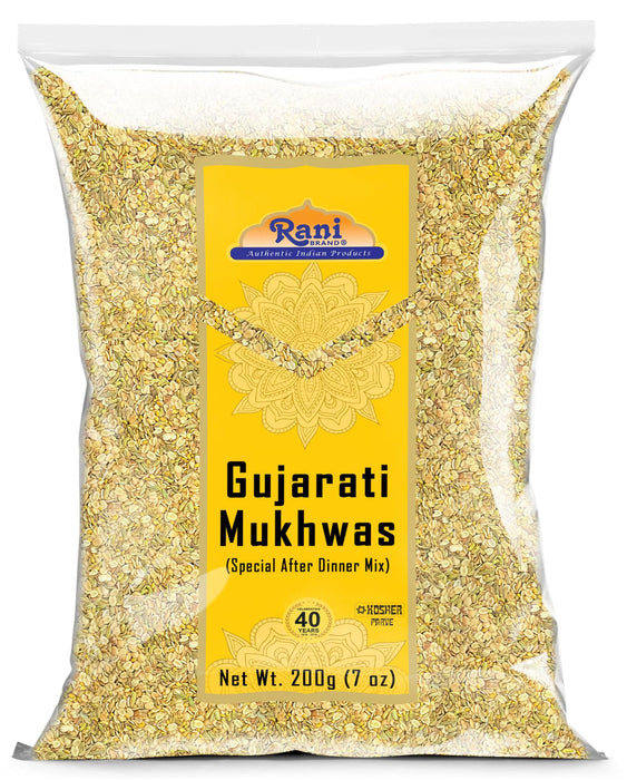 Rani Gujarati Mukhwas (Special After Dinner Mix) 200g (7oz) ~ Vegan | Kosher | No Colors | Indian Origin