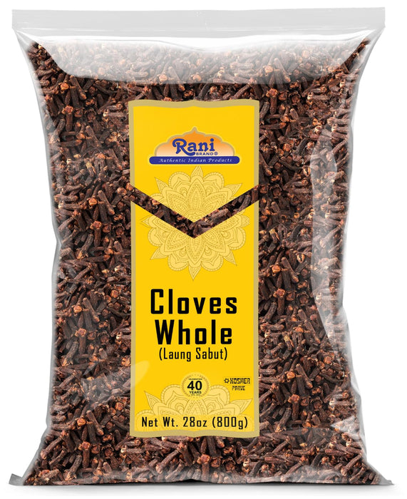 Rani Cloves Whole (Laung) 28oz (800g) Great for Food, Tea, Pomander Balls and Potpourri, Hand Selected, Spice ~ All Natural | NON-GMO | Kosher | Vegan | Gluten Friendly | Indian Origin