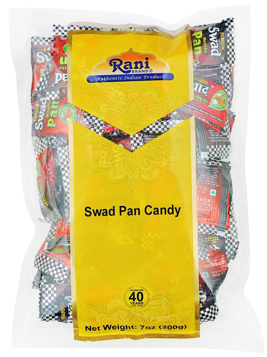 Rani Swad Pan Candy 7oz (200g) Individually Wrapped ~ Indian Tasty Treats | Vegan | Gluten Friendly | NON-GMO | Indian Origin