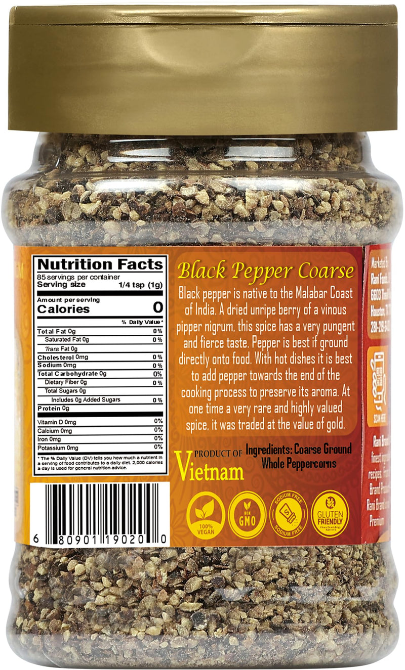 Rani Black Pepper Coarse Grind {7 Sizes Available}