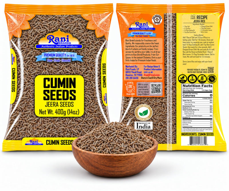 Rani Cumin Seeds Poly {5 Sizes Available}
