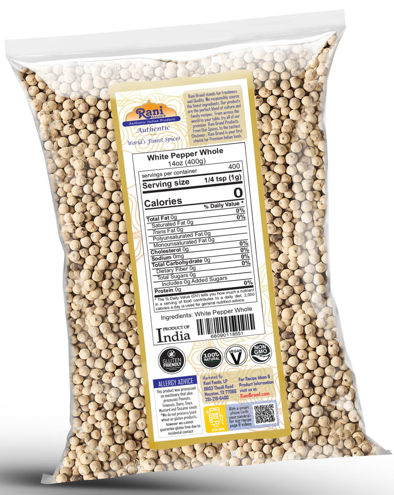 Rani White Pepper {5 Sizes Available}