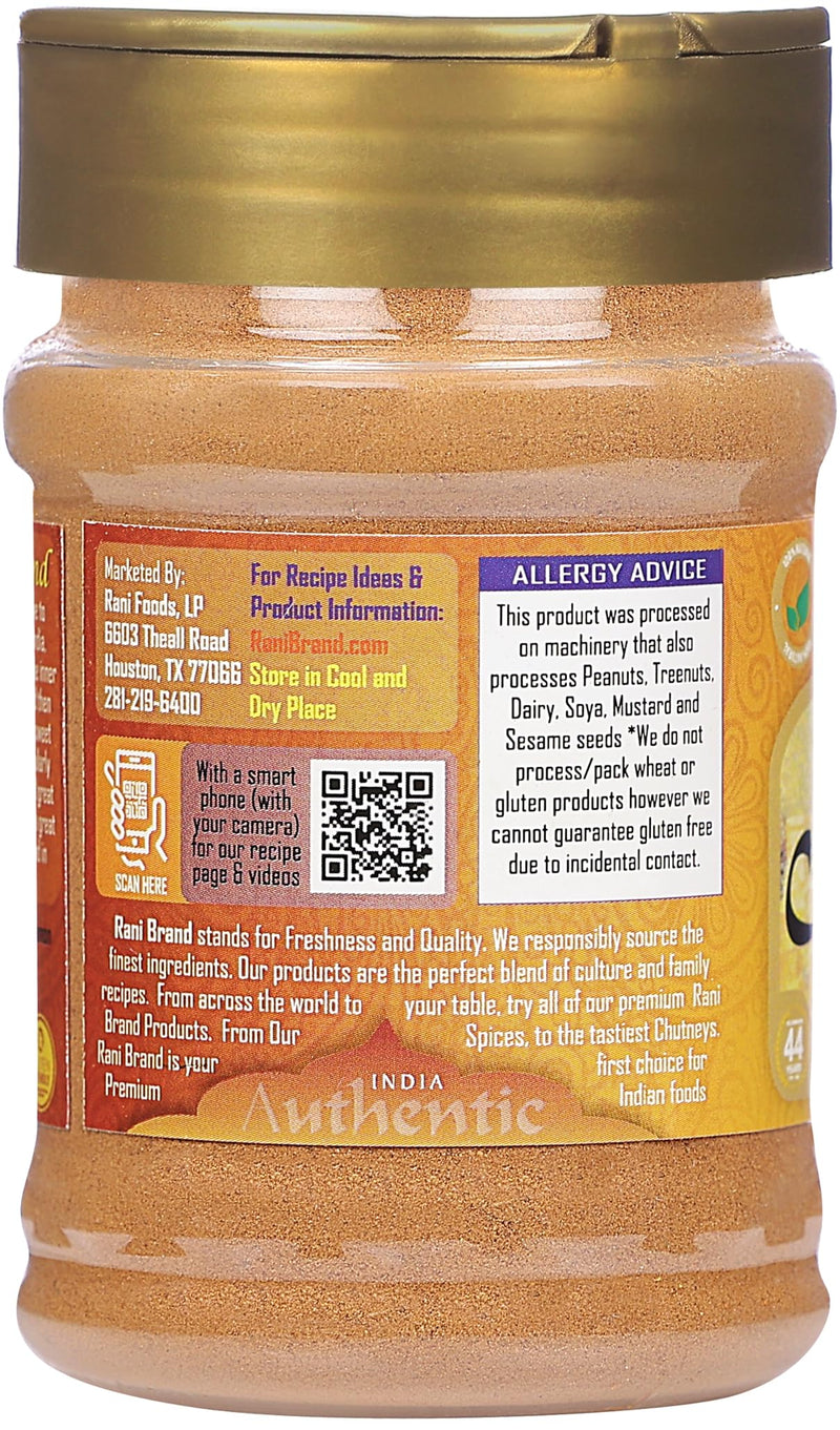 Rani Cinnamon Powder (Ground) Spice 3oz (85g) PET Jar ~ All Natural, Salt-Free | Vegan | No Colors | Gluten Friendly | NON-GMO | Kosher