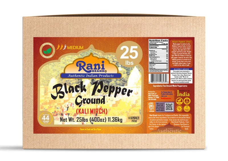 Rani Black Pepper Fine Grind {7 Sizes Available}