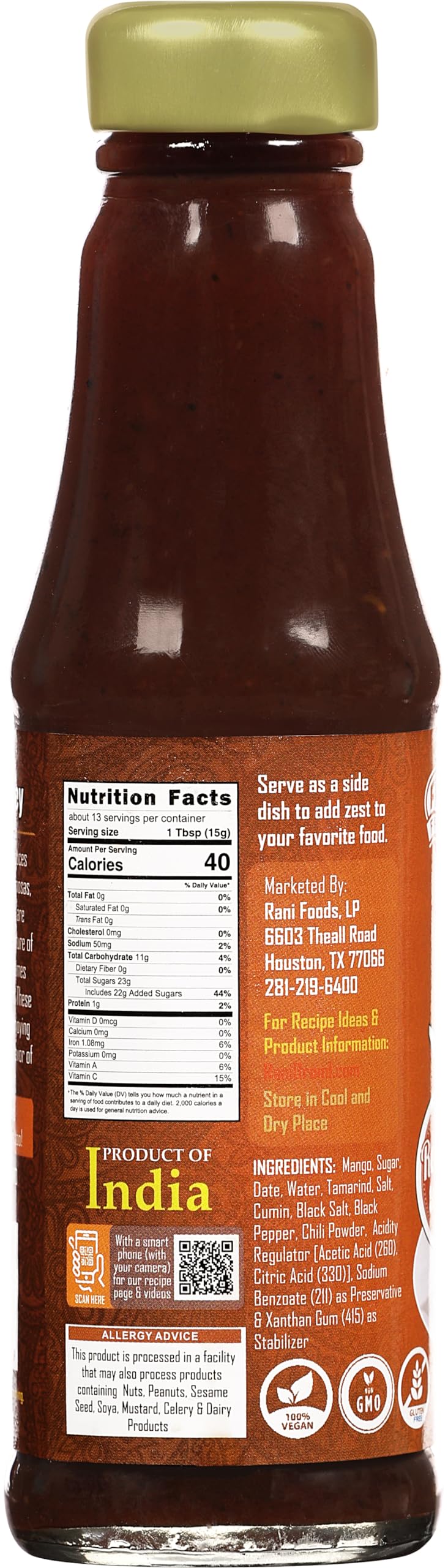 Rani Sauces & Chutneys {12 Varieties}