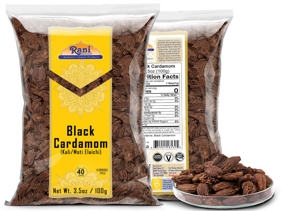 Rani Black Cardamom (Kali Elachi) {6 Sizes Available}