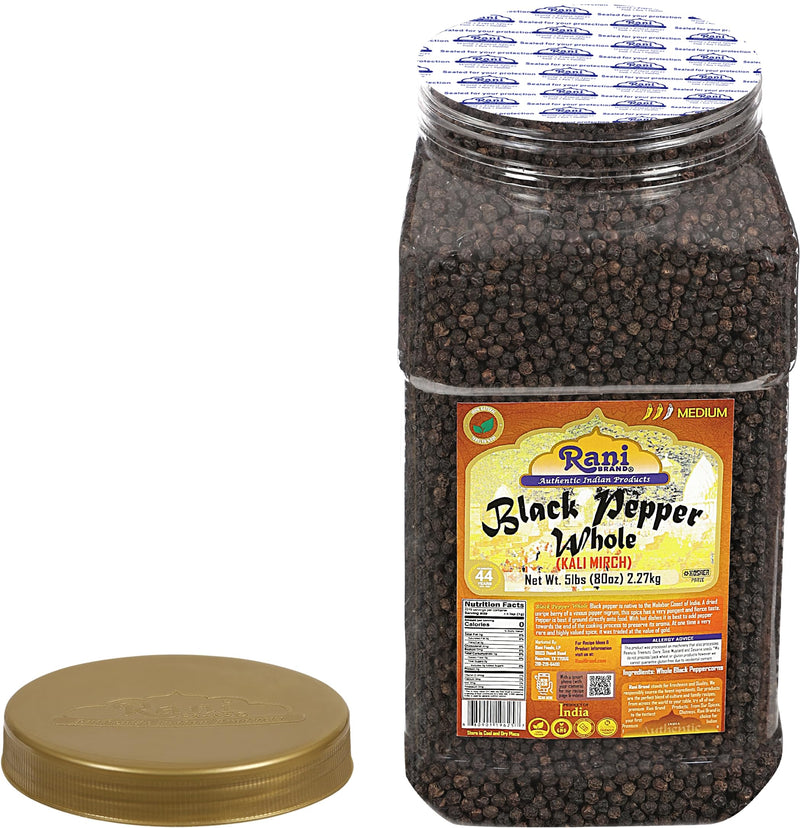 Rani Black Pepper Whole MG-1 {10 Sizes Available}