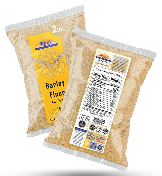 Rani Barley (Jav) Flour 32oz (2lbs) 907g ~ All Natural | Gluten Friendly | Stone Ground | Vegan | NON-GMO | Kosher