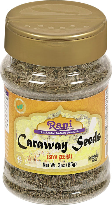 Rani Caraway Seeds (Siya Zeera) Spice 3oz (85g) Natural ~ Gluten Friendly | NON-GMO | Kosher | Vegan | Indian Origin