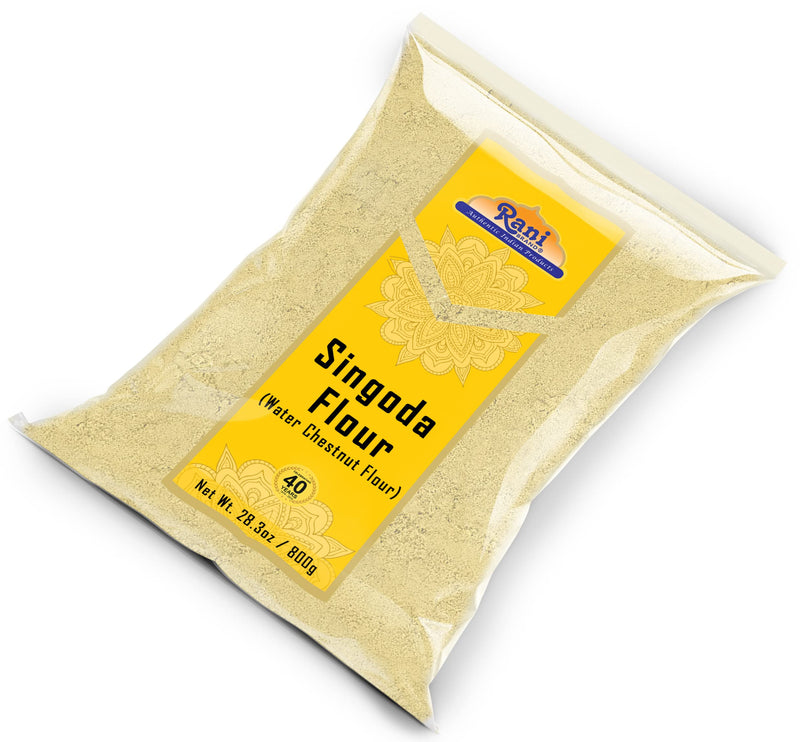 Rani Singoda Flour (Chetsnut Flour) 28oz (800g) ~ All Natural | Vegan | Gluten Friendly | NON-GMO | Kosher | Indian Origin