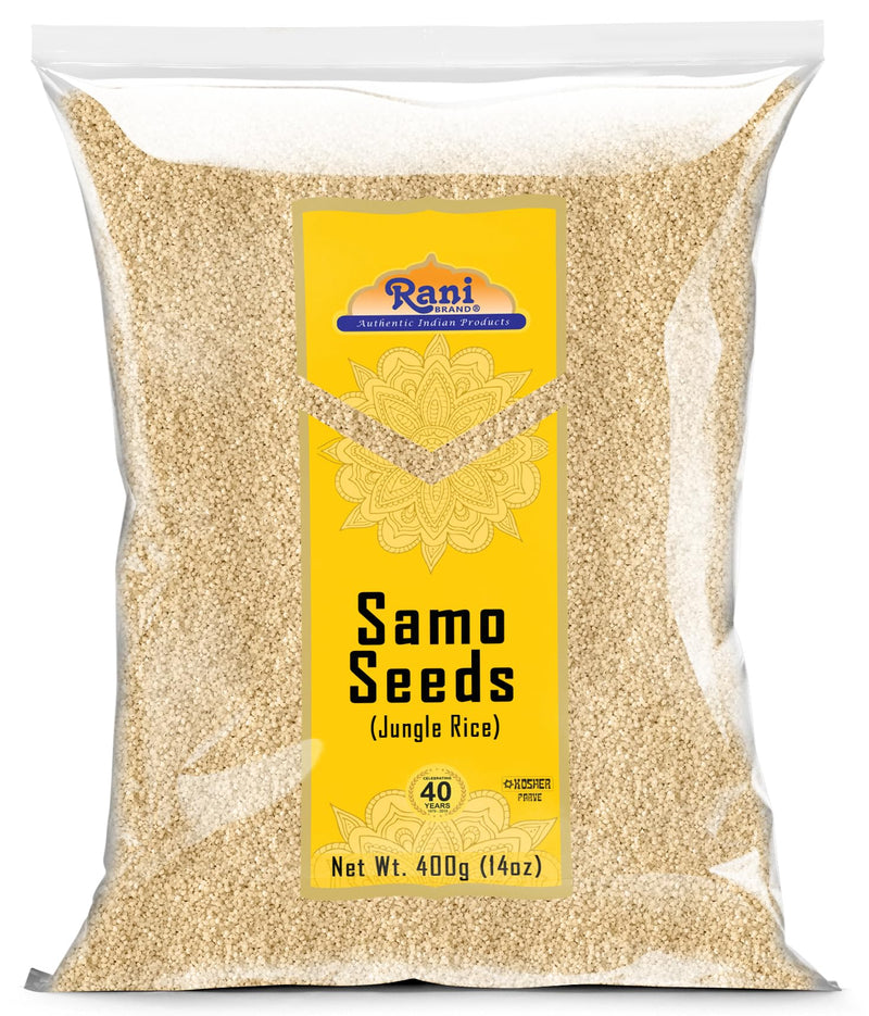 Rani Samo Seeds Whole (Japanese barnyard millet / Jungle Rice/Moriyo/ Samak Rice) Echinochloa frumentacea 14oz (400g) ~ All Natural | Vegan | Gluten Friendly | NON-GMO | Indian Origin