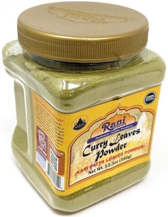 Rani Curry Leaves Powder (Kari Neem Patha) Indian Spice 12.3oz (350g) PET Jar ~ All Natural | Vegan | Gluten Friendly | NON-GMO | Product of USA