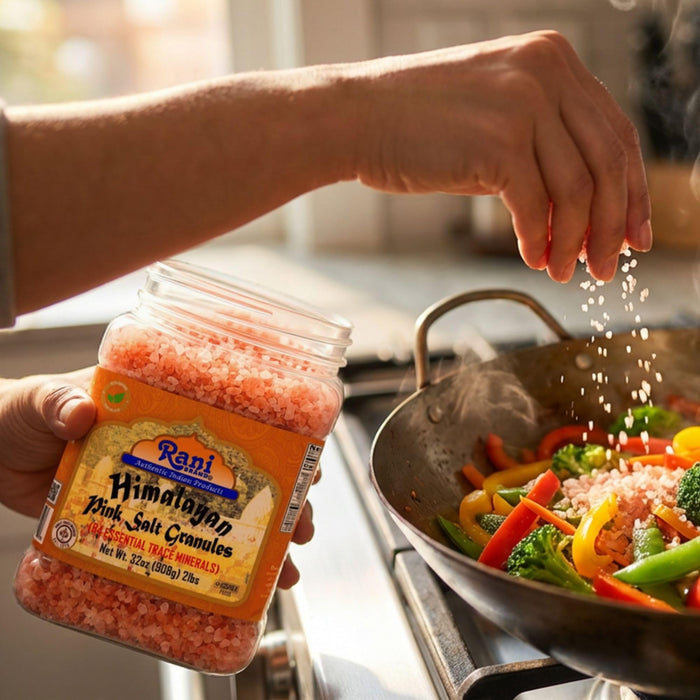 Rani Himalayan Pink Salt Granules {8 Sizes Available}