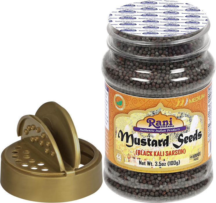 Rani Black Mustard Seeds Whole {10 Sizes Available}