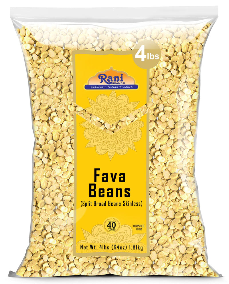 Rani Fava Beans (Split Broad Beans Skinless) 64oz