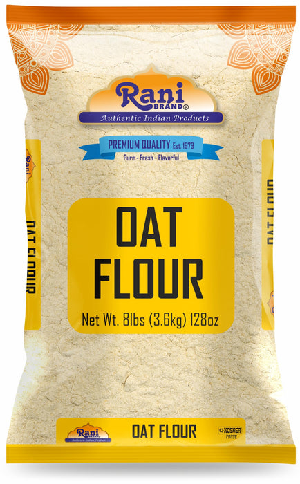 Rani Oat Flour 128oz (8lbs) 3.63kg Bulk ~ All Natural | Gluten Free | NON-GMO | Kosher | Vegan | Product of USA