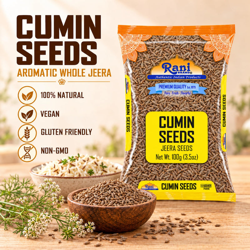 Rani Cumin Seeds Poly {5 Sizes Available}