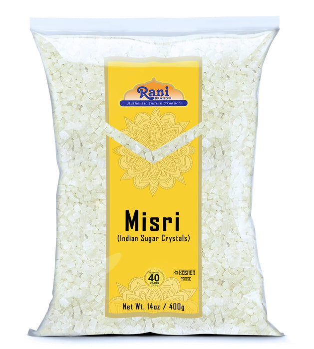 Rani Misri (Indian Sugar Crystals) 14oz (400gm) ~ All Natural | Gluten Friendly | No Colors | Vegan | Kosher | Indian Origin