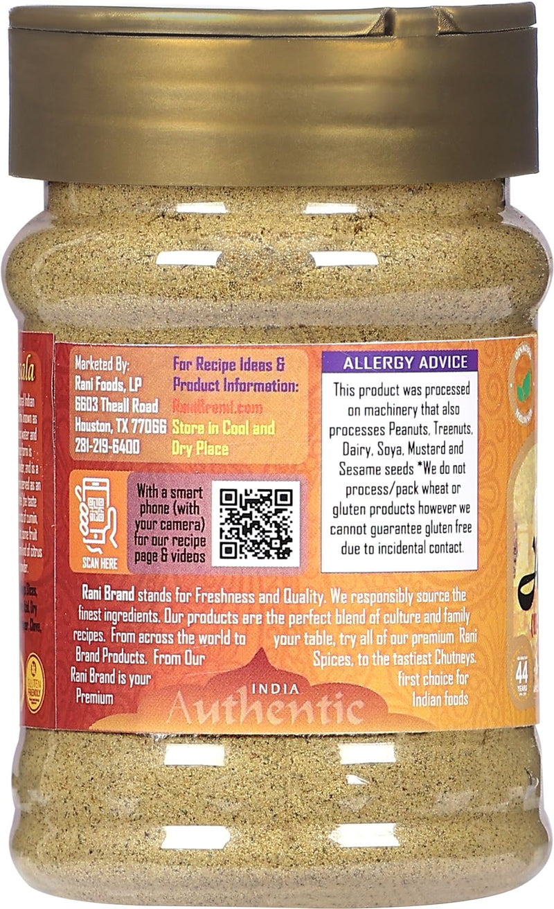 Rani Jal Jeera Masala (14-Spice blend for Spicy Indian Drink) 3oz (85g) PET Jar ~ All Natural | Vegan | No Colors | Gluten Friendly | NON-GMO | Kosher | Indian Origin