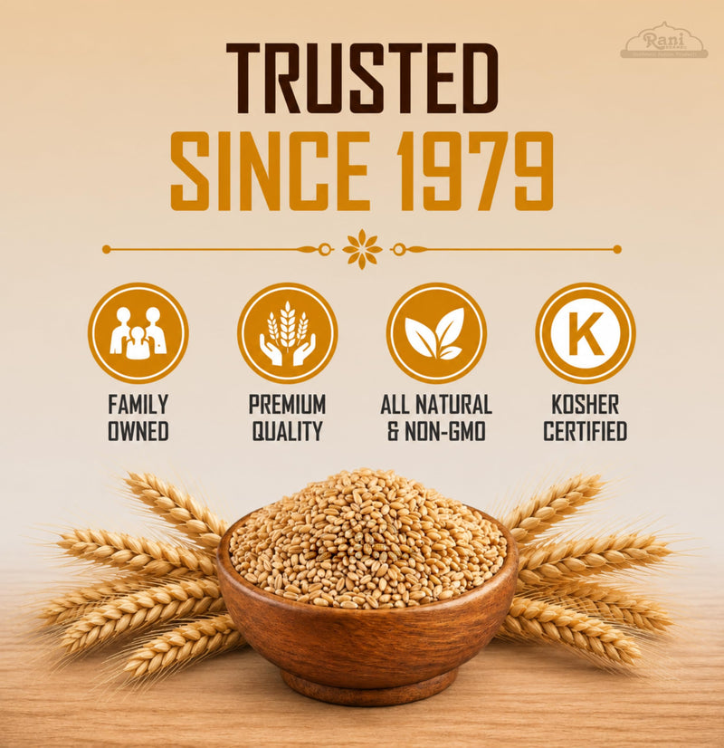 Rani Haleem Wheat 64oz (4lbs) 1.81kg Bulk ~ All Natural | Vegan | Gluten Friendly | NON-GMO | Kosher | Indian Origin