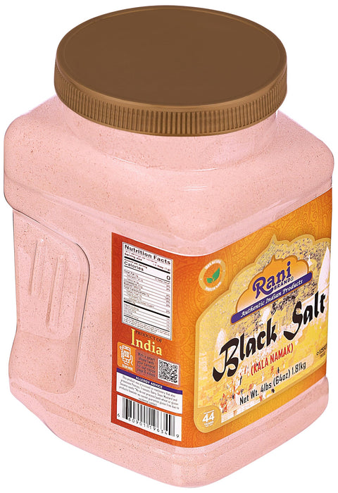 Rani Black Salt Powder Kala Namak Mineral 5oz 142g PET Jar ~ Unrefined,  Pure and Natural | Vegan | Gluten Friendly | NON-GMO | Kosher | Indian  Origin