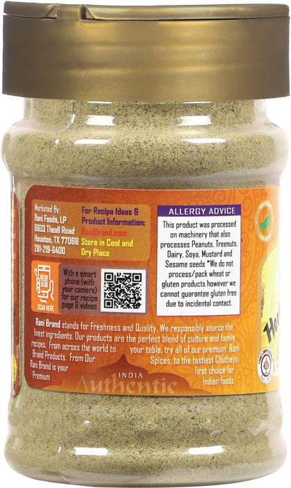 Rani Herbal Chat Masala (Seasoning for Fruits & Vegetable) Tangy Indian Seasoning 4oz (113g) PET Jar ~ All Natural | No MSG | Vegan | No Colors | Gluten Friendly | NON-GMO | Kosher | Indian Origin