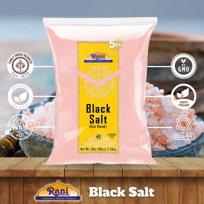 Rani Black Salt (Kala Namak) {11 Sizes Available}