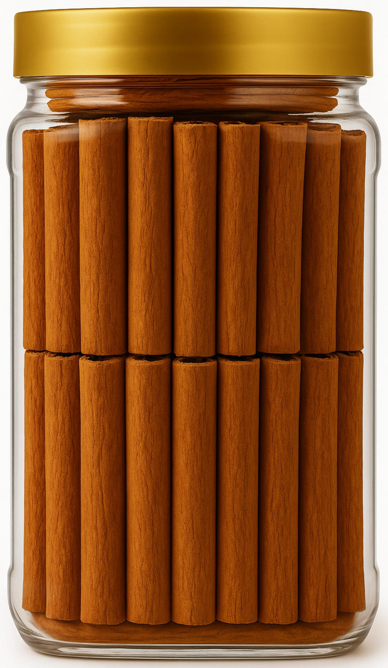 Rani Cinnamon Sticks 14oz (400g) PET Jar - 72-88 Sticks - Strong Aroma, Perfect for Baking, Cooking & Beverages | 3+ Inches Length - Cassia Saigon Cinnamon from Vietnam | Kosher