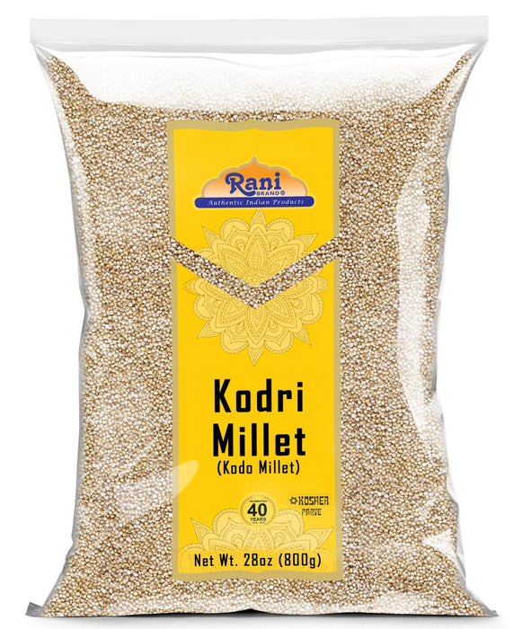 Rani Kodri (Polished Kodo Millet Seeds) Ancient Grains 800g (28oz) ~ All Natural | Gluten Friendly | NON-GMO | Kosher | Vegan | Indian Origin (Varagu / Kodra / Harka)