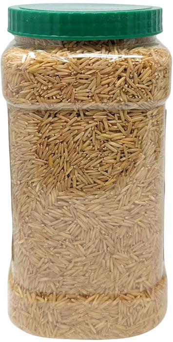 Rani Brown Basmati Rice Extra Long Aged 56oz (3.5lbs) 1.59kg PET Jar ~ All Natural | Gluten Friendly | Vegan | Indian Origin | Kosher | Export Quality | USDA Certified Organic