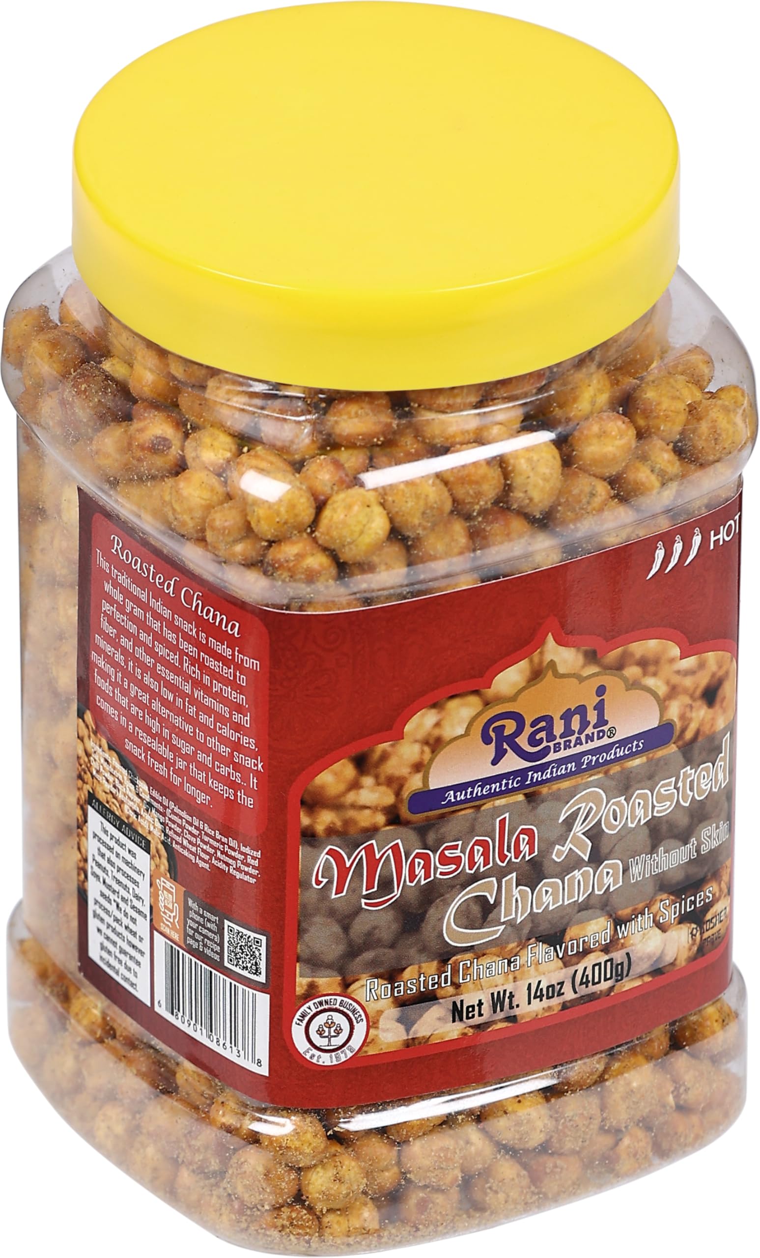★chana★ Roasted Chana (Chickpeas) Masala Flavor 14oz | Rani Brand — Rani
