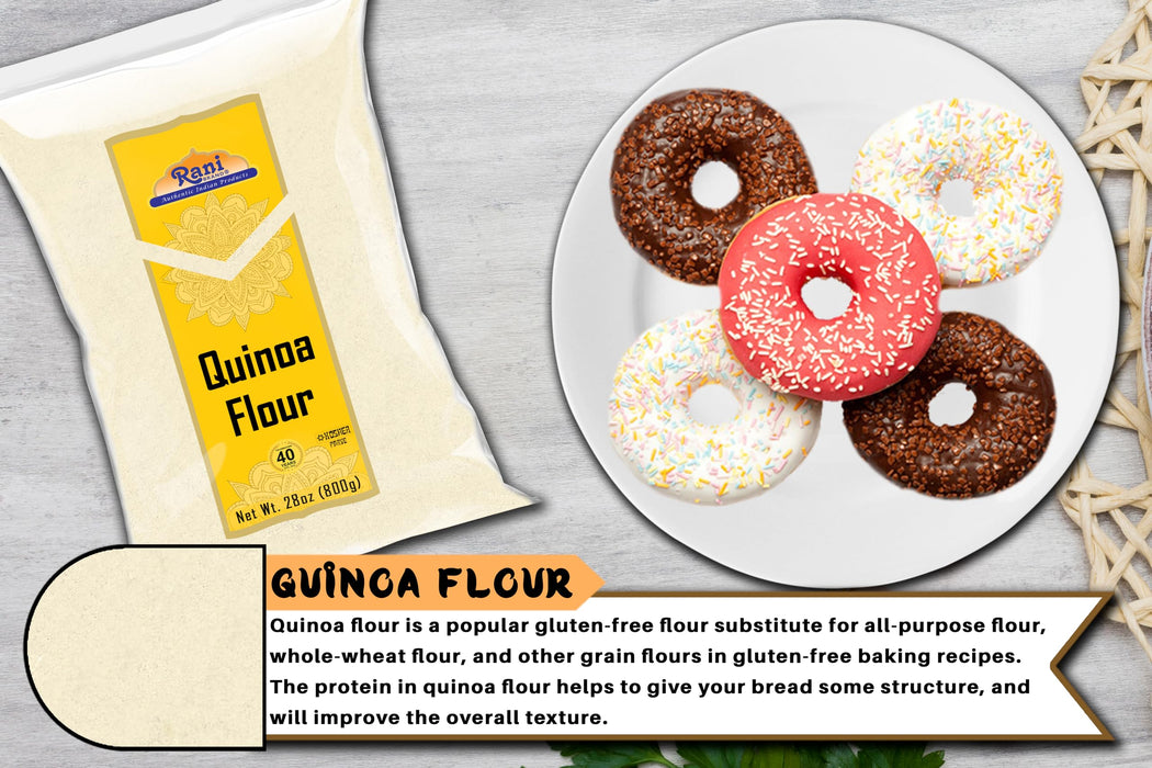 Rani Quinoa Flour 28oz (1.75lbs) 800g ~ All Natural | Vegan | Gluten Friendly | NON-GMO | Kosher | Indian Origin