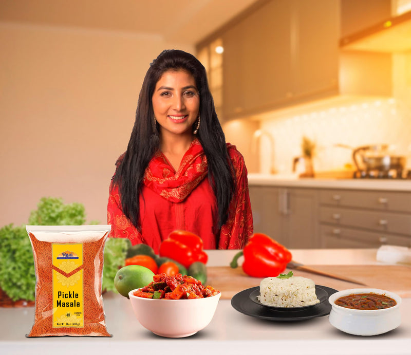 Rani Pickle (Achar) Masala Natural Indian Spice Blend 14oz (400g) ~ All Natural | Vegan | Gluten Friendly | NON-GMO | Kosher | No colors | Indian Origin