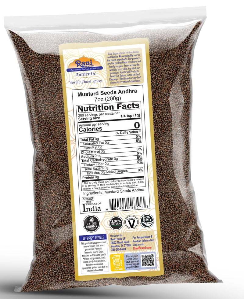 Rani Andra Mustard Seeds (Rai Sarson) {3 Sizes Available}