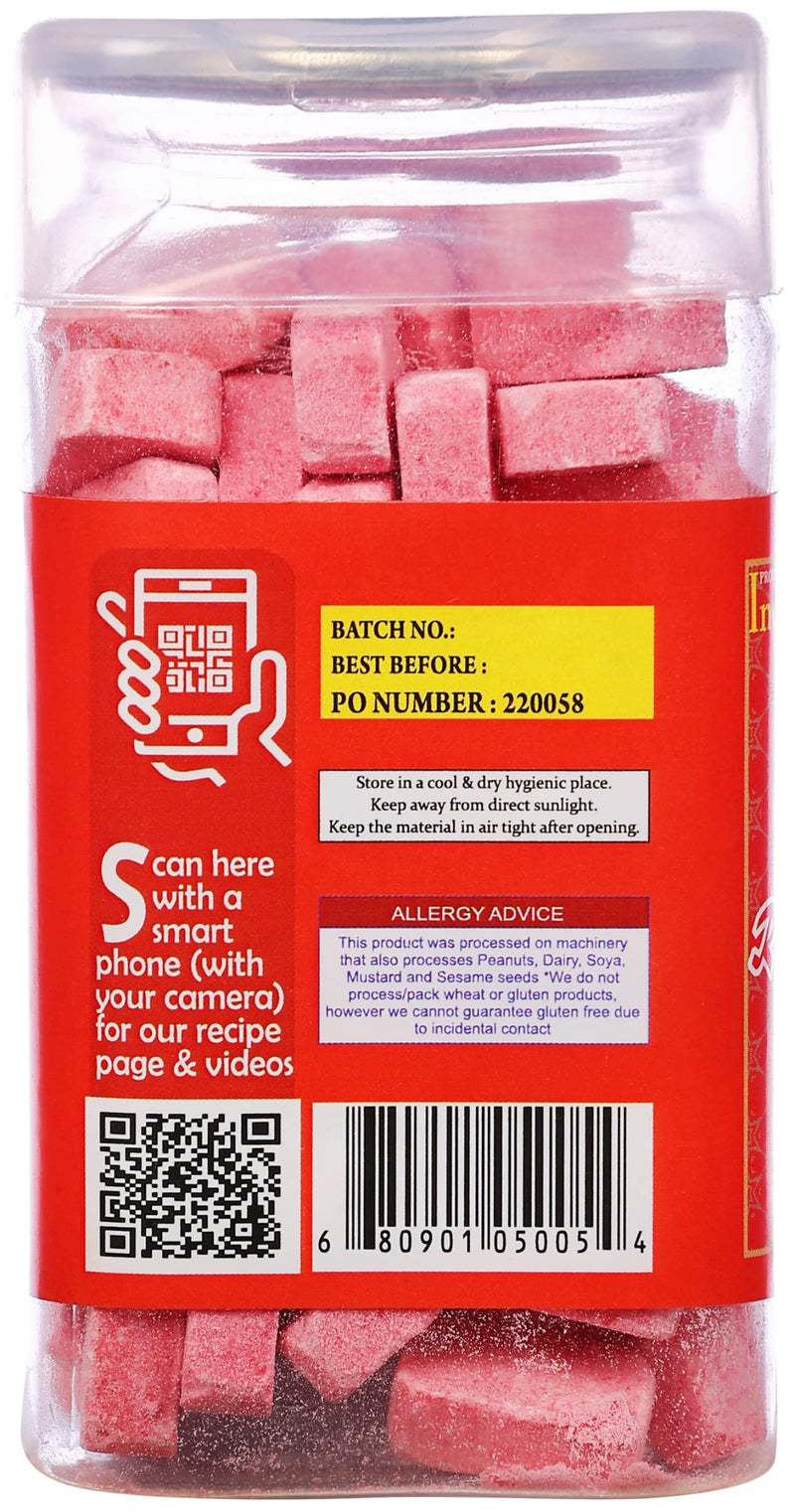 Rani Rose Peppermint Candy 5.25oz (150g) Vacuum Sealed, Easy Open Top, Resealable Container ~ Indian Tasty Treats | Vegan | Gluten Friendly | NON-GMO | Indian Origin