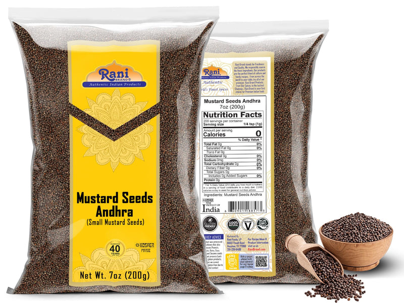 Rani Andra Mustard Seeds (Rai Sarson) {3 Sizes Available}