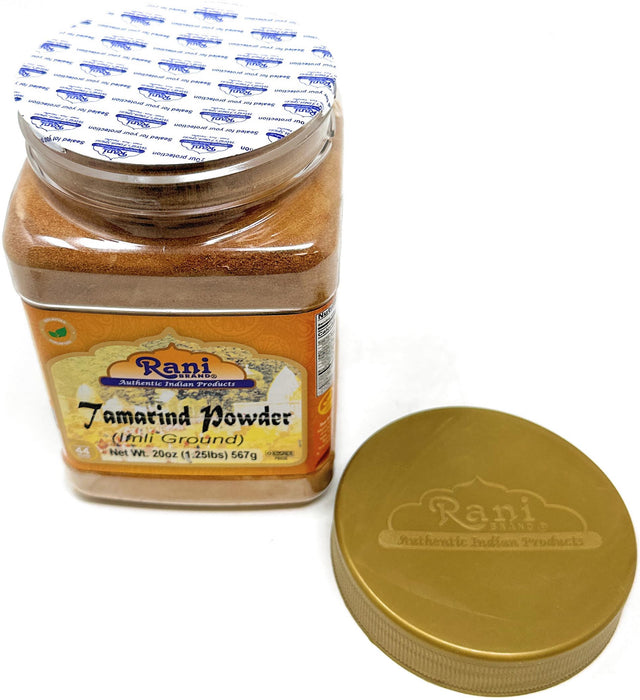 Rani Tamarind Powder (Imli) 20oz (1.25lbs) 567g PET Jar ~ All Natural| No Added Sugar/Salt | Vegan | Gluten Friendly | Kosher | NON-GMO | Indian Origin