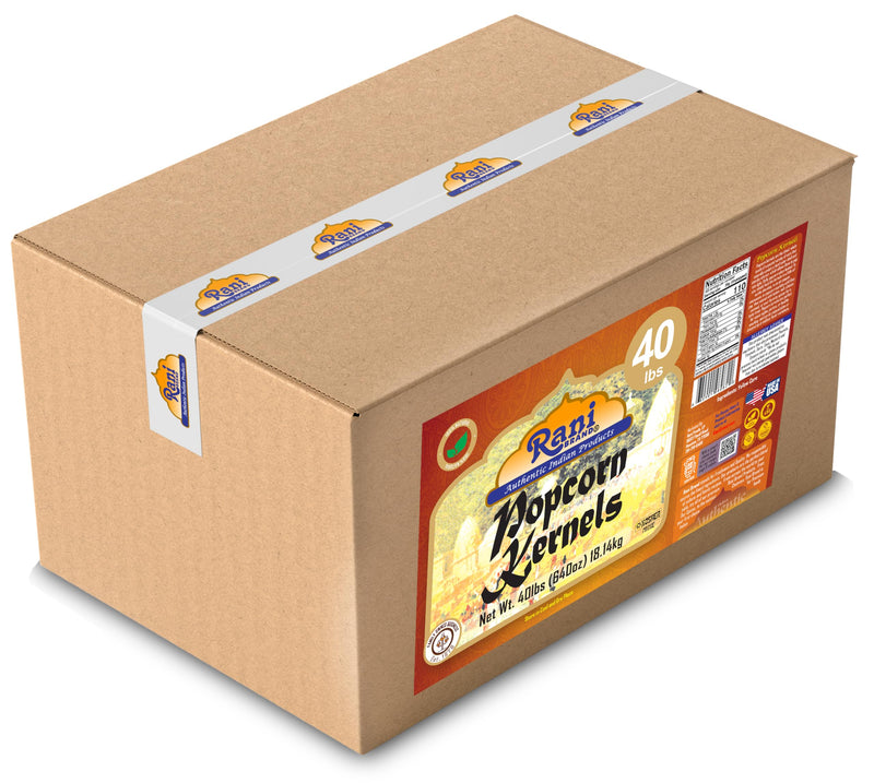 Popcorn Kernels 40lbs (640oz) 18.14kg - Rani Brand Authentic Indian Products