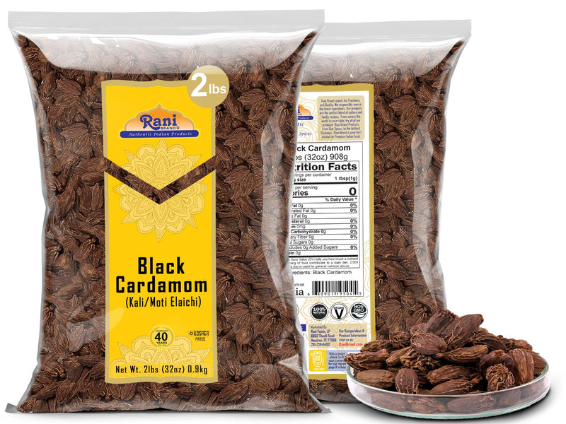 Rani Black Cardamom (Kali Elachi) {6 Sizes Available}