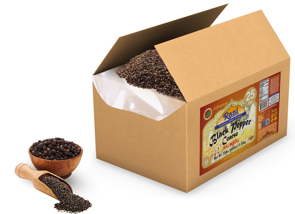 Rani Black Pepper Coarse Grind {7 Sizes Available}