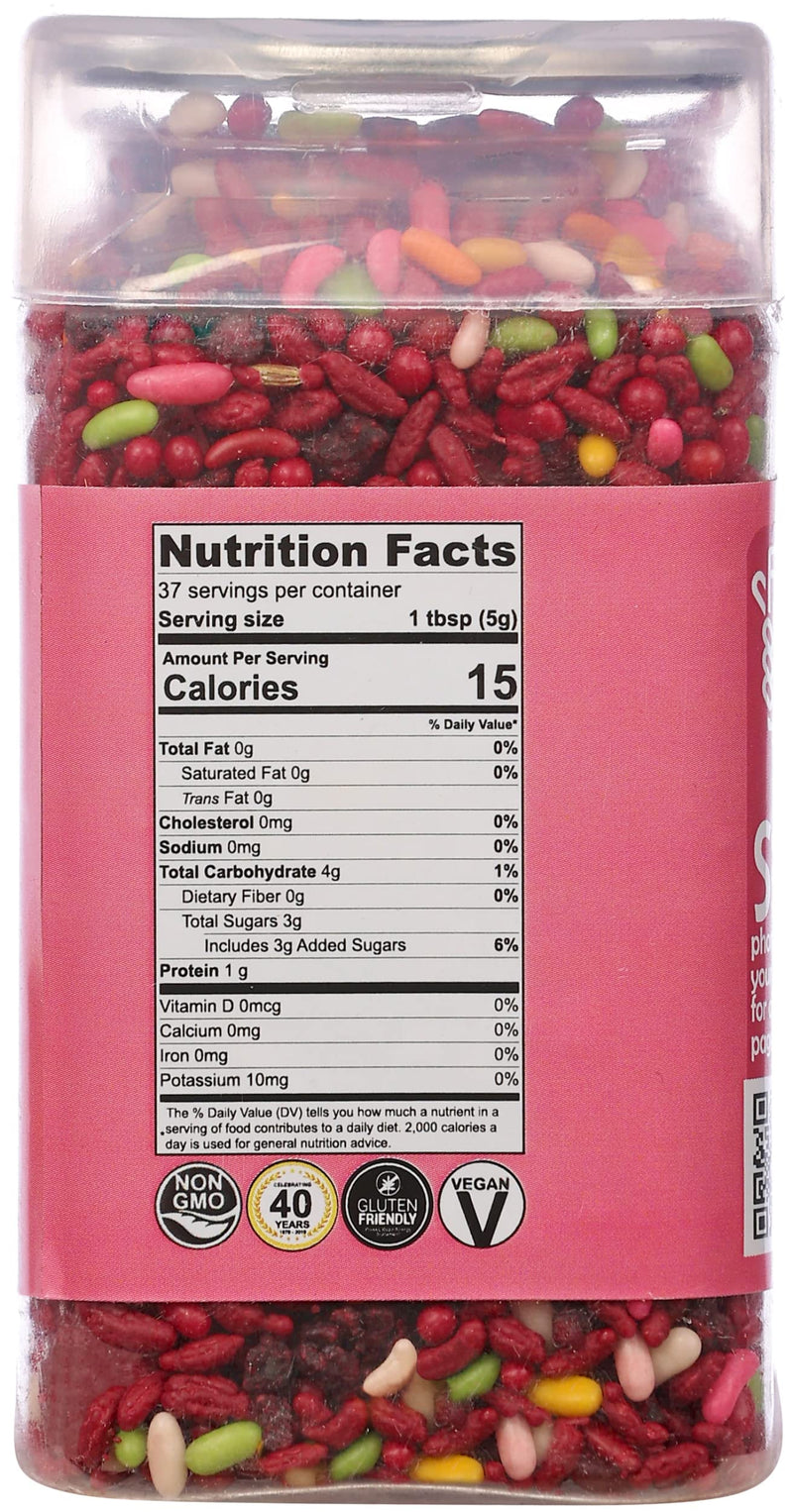 Rani Shahi Rose Saunf 6.47oz (185g) Vacuum Sealed, Easy Open Top, Resealable Container ~ Indian Tasty Treats | Vegan | Gluten Friendly | NON-GMO | Indian Origin