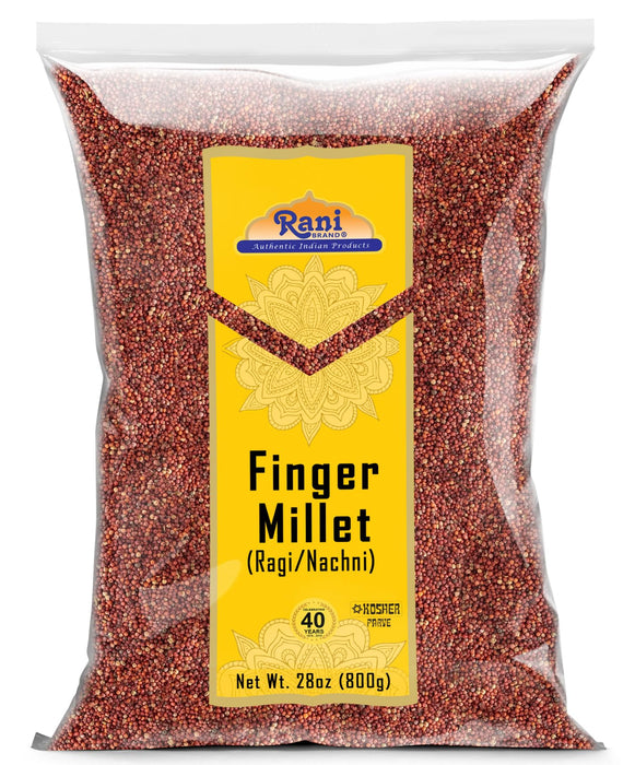 Rani Ragi Finger Millet (Eleusine Coracana) Whole Ancient Grain Seeds 28oz (800g) ~ All Natural | Gluten Friendly | NON-GMO | Kosher | Vegan | Indian Origin