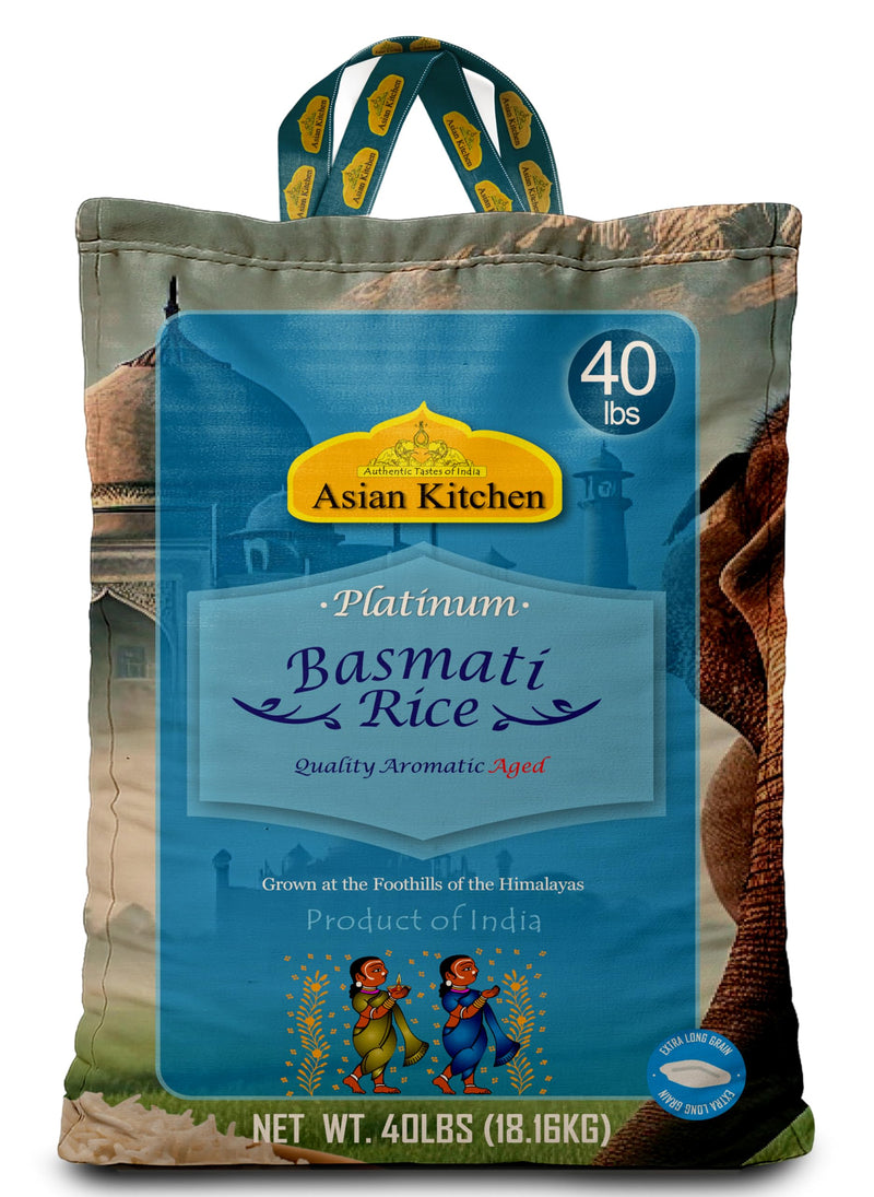 Rani Asian Kitchen Platinum White Basmati Rice 40lb