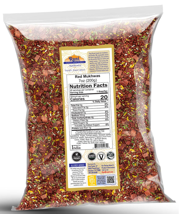 Rani Red Mukhwas (Special Digestive Treat) Indian Candy Mouth Freshener {3 Sizes Available}