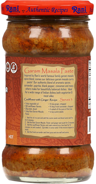 Rani Garam Masala Curry Spice Paste 10.5oz (300g) Glass Jar, Pack of 5+1 FREE ~ No Colors | NON-GMO | Kosher | Vegan | Gluten Free | Indian Origin