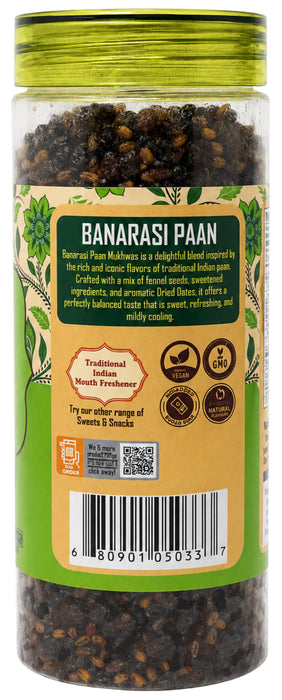 Rani Banarasi Mix (Banarasi Date & Fennel Mix) 7oz (200g) PET Jar ~ Indian Tasty Treats | Vegan | Gluten Friendly | NON-GMO | Indian Origin