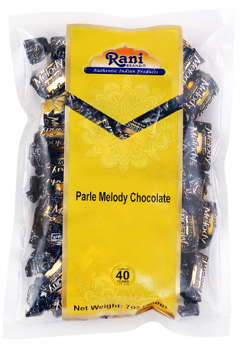 Rani Parle Melody Chocolate 7oz (200g) Individually Wrapped ~ Indian Tasty Treats | Vegan | Gluten Friendly | NON-GMO | Indian Origin