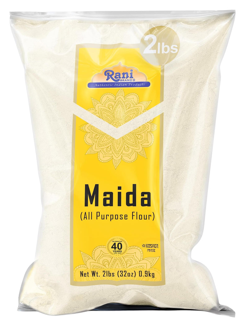 Rani Maida Flour (Indian All Purpose Flour) 32oz (2lbs) 908g Bulk ~ All Natural | Vegan | Kosher | Indian Origin